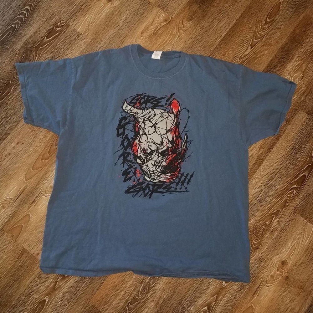 🦋 WWE ECW Impact Rhino Gore T Shirt 2XL